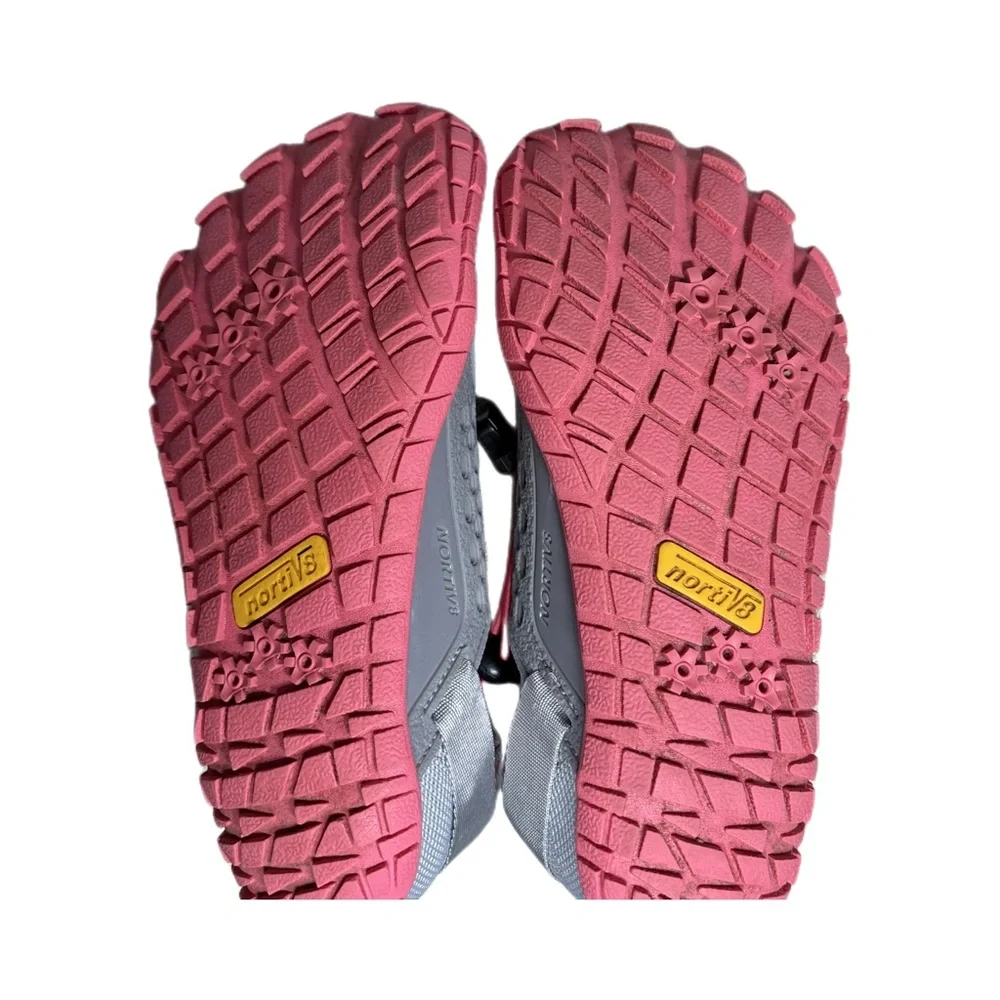 Nortiv8 Kids Quick-Dry Water Shoes Gray Pink Size 2